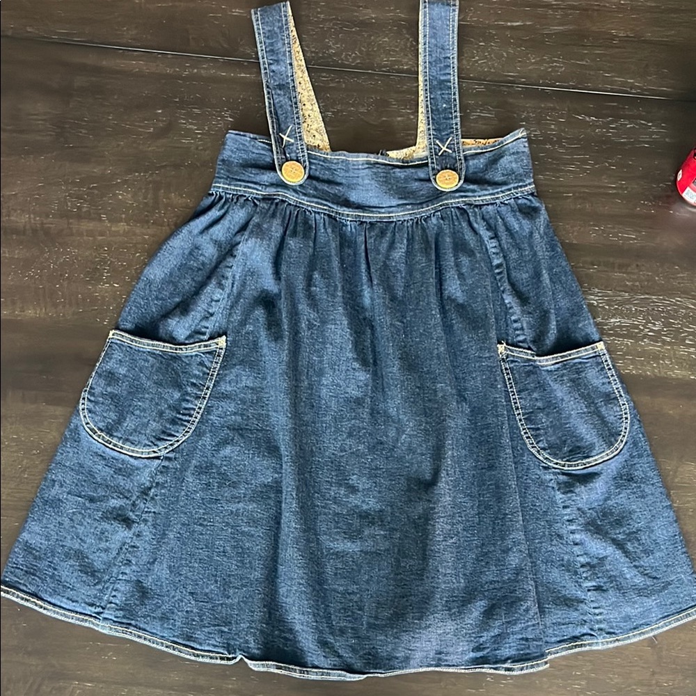 Vintage denim mini dress